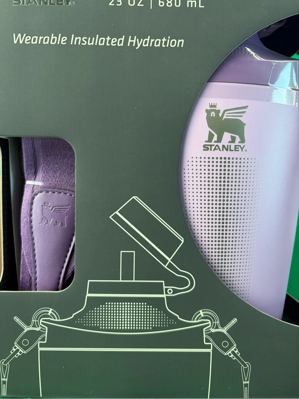 Stanley Cross Bottle 23oz - Lavender - Picture 4 of 4